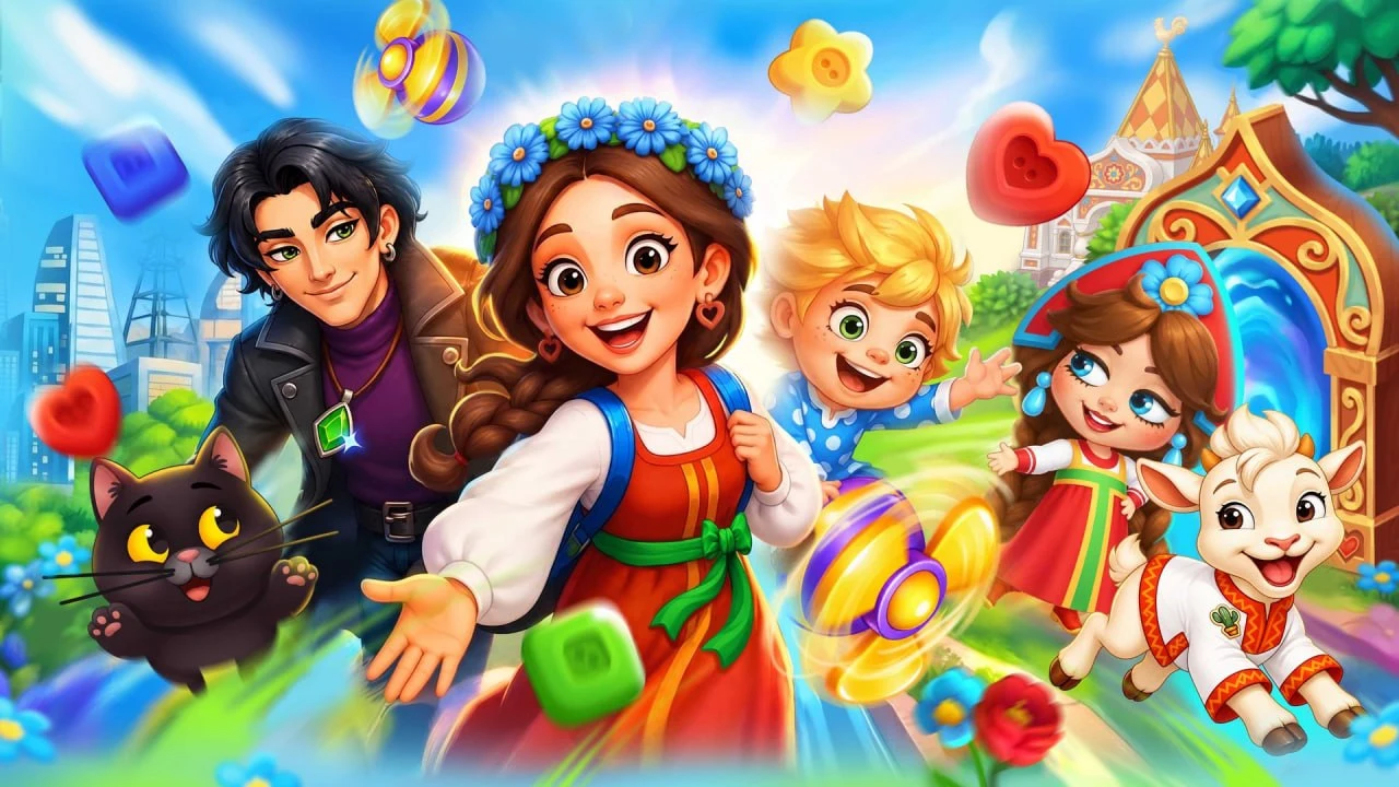 Герои игр студии «Наши игры» в сказочном мире